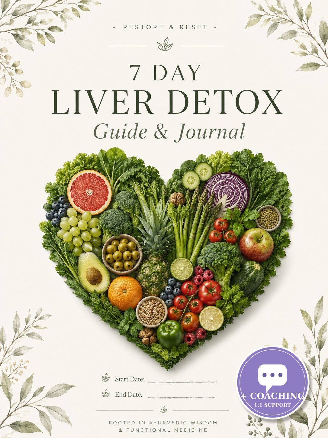 7-Day Liver Detox Program– Digital Only + Coaching